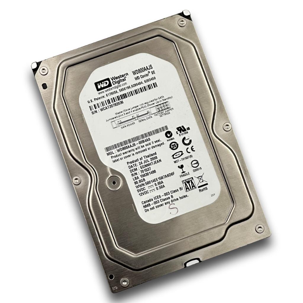 Western Digital 80GB 7200RPM SATA 3.5" HDD