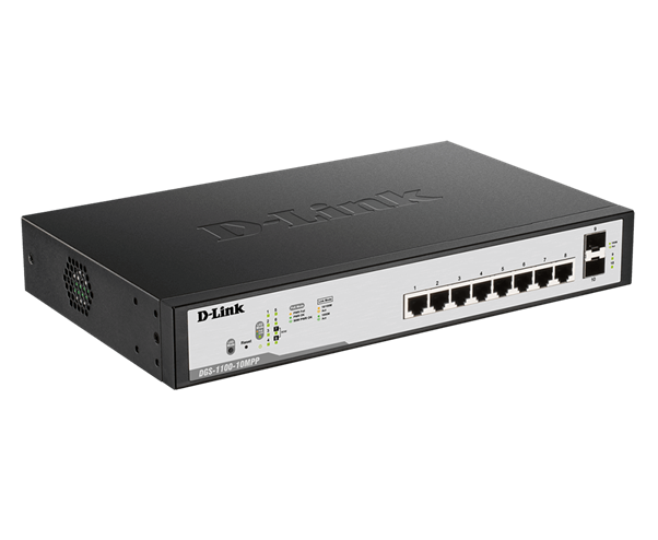 D-Link 10-Port Gigabit PoE++ Smart Managed Switch