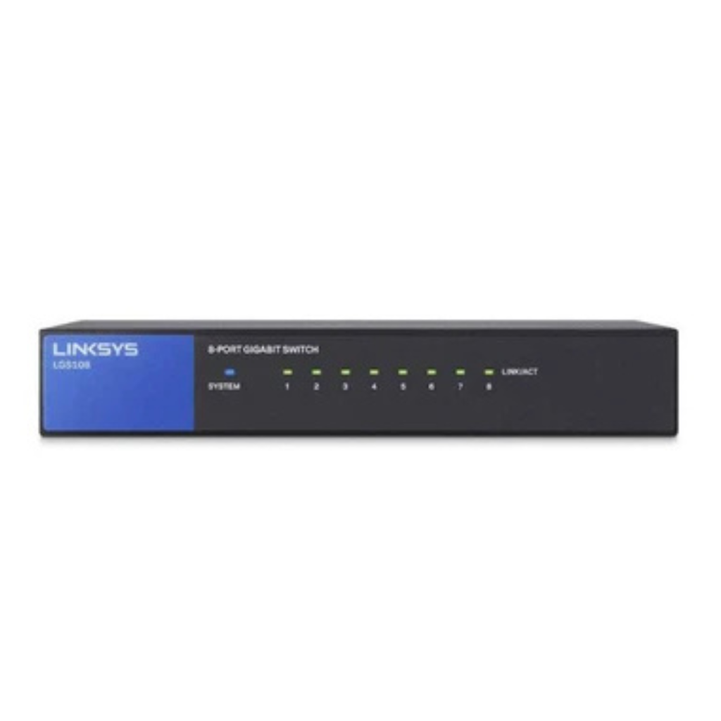 Linksys 8-Port Business Desktop Gigabit PoE+ Switch