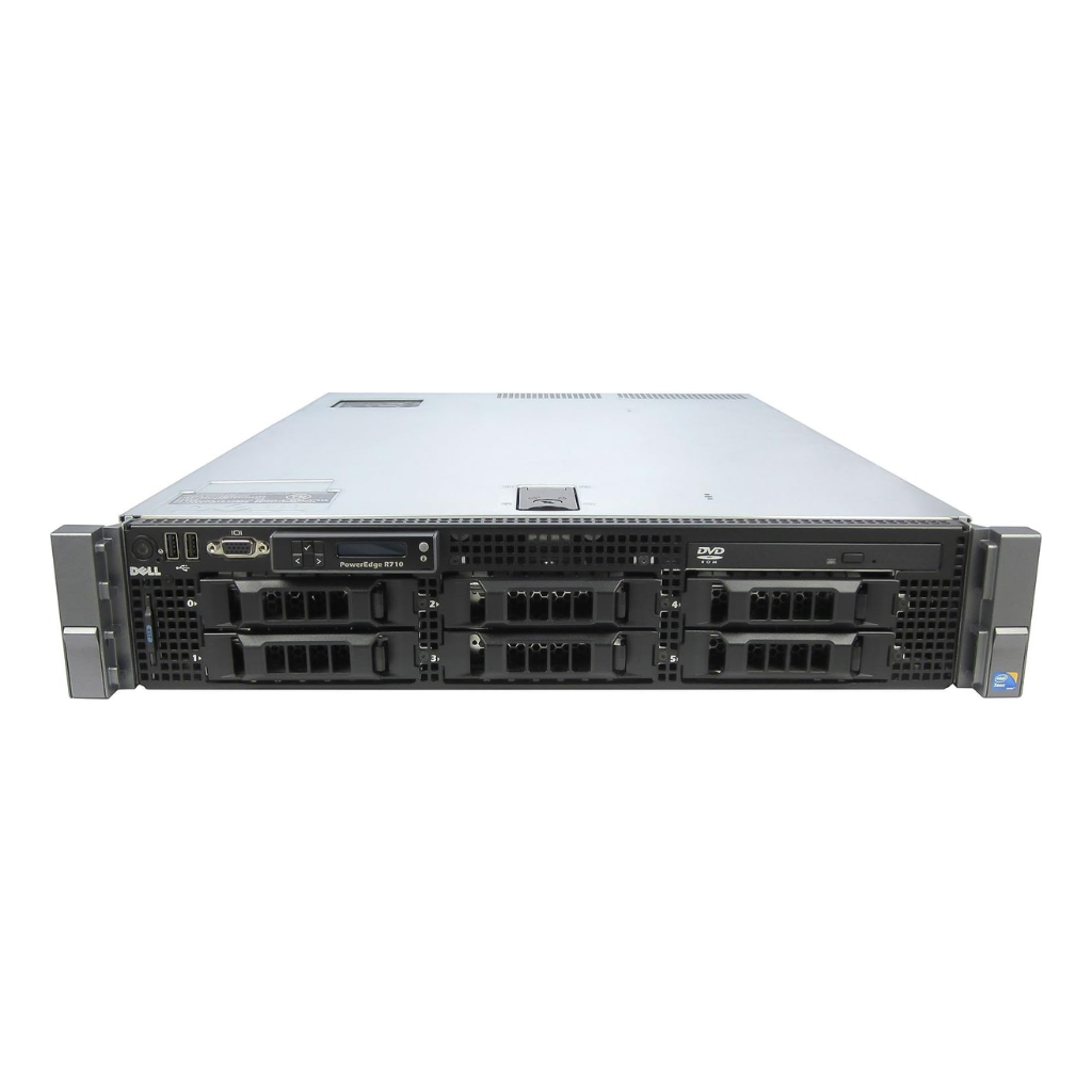(Refurbished) Dell PowerEdge R710 Server (2xE5540.4GB.250GB)
