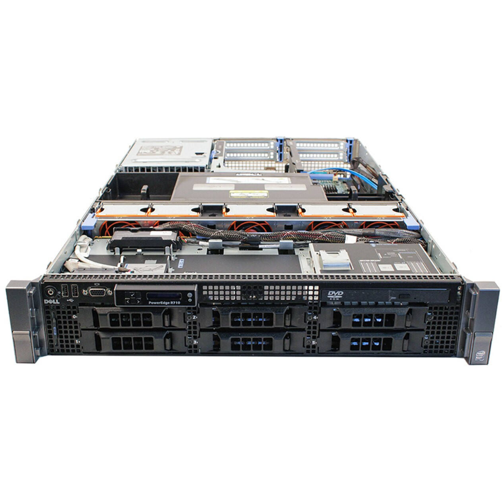 (Refurbished) Dell PowerEdge R710 Server (2xX5667.64GB.12TB)