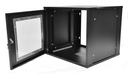 CentRacks Classy 6U (31cm x 60cm x 50cm) Perspex Wall Mount Server Rack