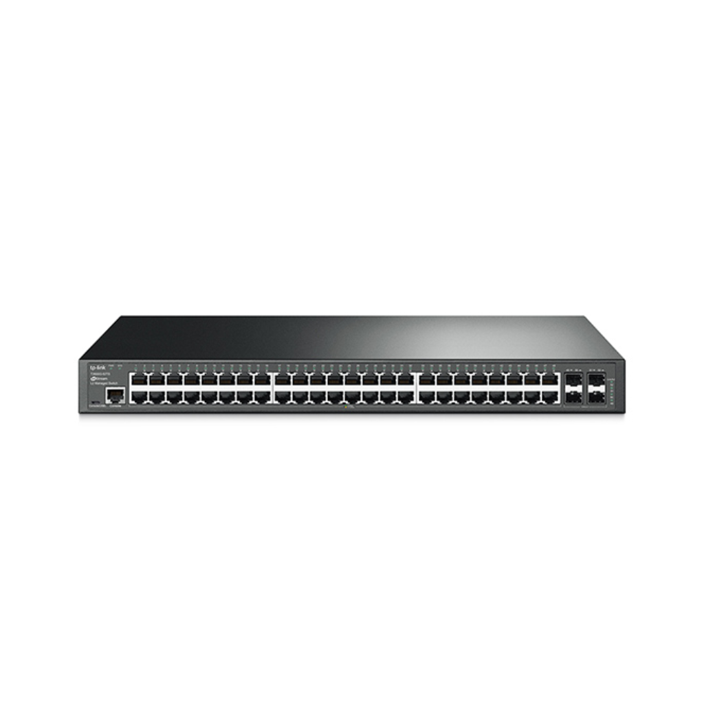 TP-Link JetStream 48-Port Gigabit L2+ Managed Switch with 4 10GE SFP+ Slots