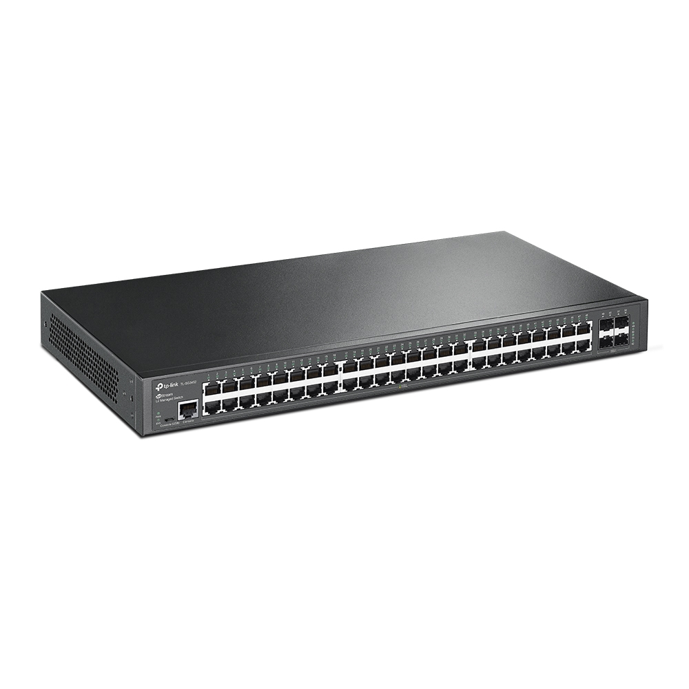 TP-Link JetStream 48-Port Gigabit L2 Managed Switch with 4 SFP Slots