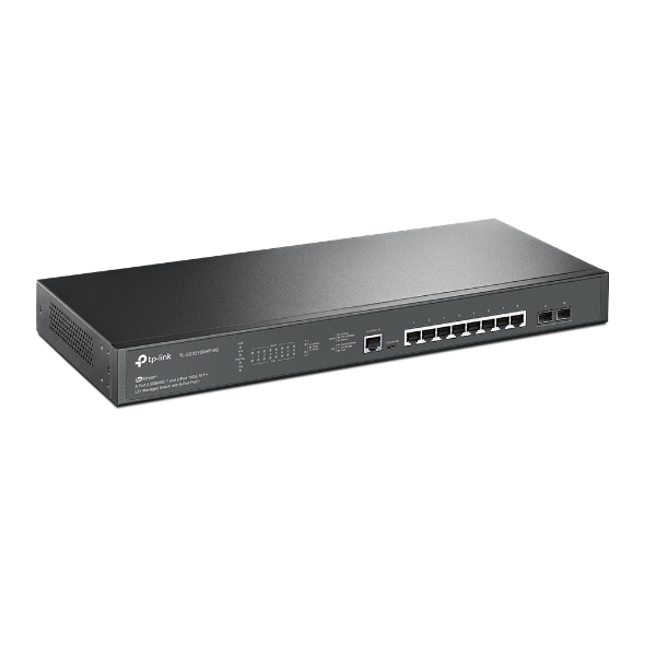 TP-Link JetStream 24-Port 2.5GBASE-T and 4-Port 10GE SFP+ L2+ Managed Switch with 16-Port PoE+ & 8-Port PoE++