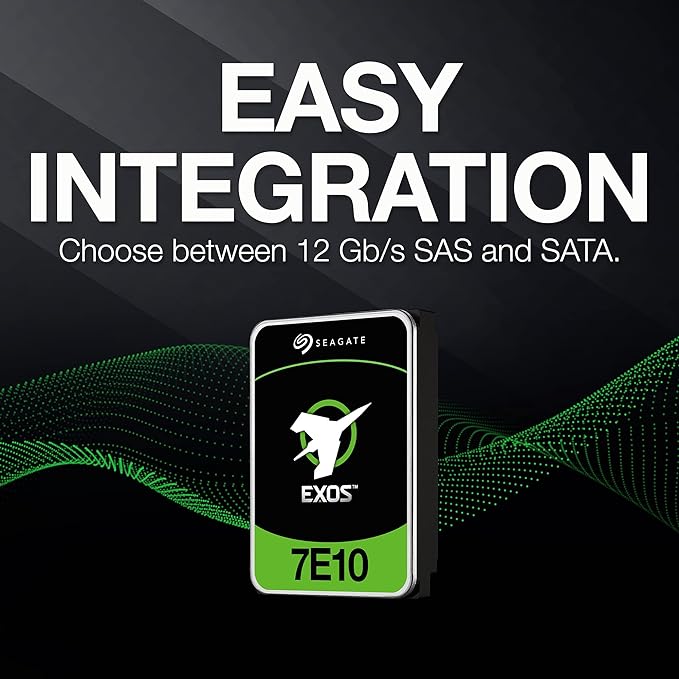 Seagate	ST4000NM000B 4TB SATA Exos 7E10 Enterprise Hard Drive