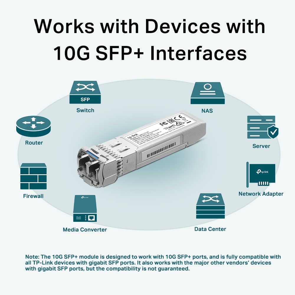 TP-Link 10GBase-LR SFP+ LC Transceiver