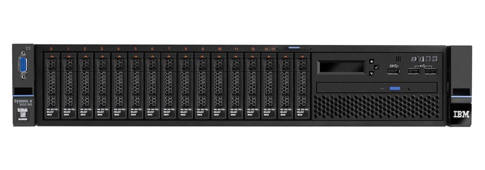 IBM System x3650 M5 2U Rack Server (E5-2630v3.8GB.240GB)