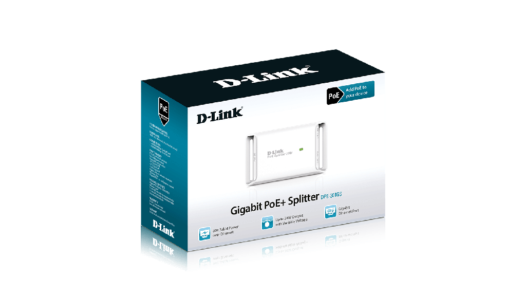 D-Link 1-Port Gigabit PoE Splitter