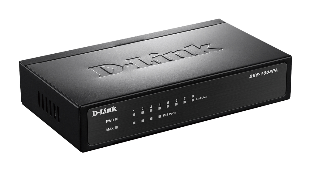 D-Link 8-Port Desktop Switch with 4 PoE Ports