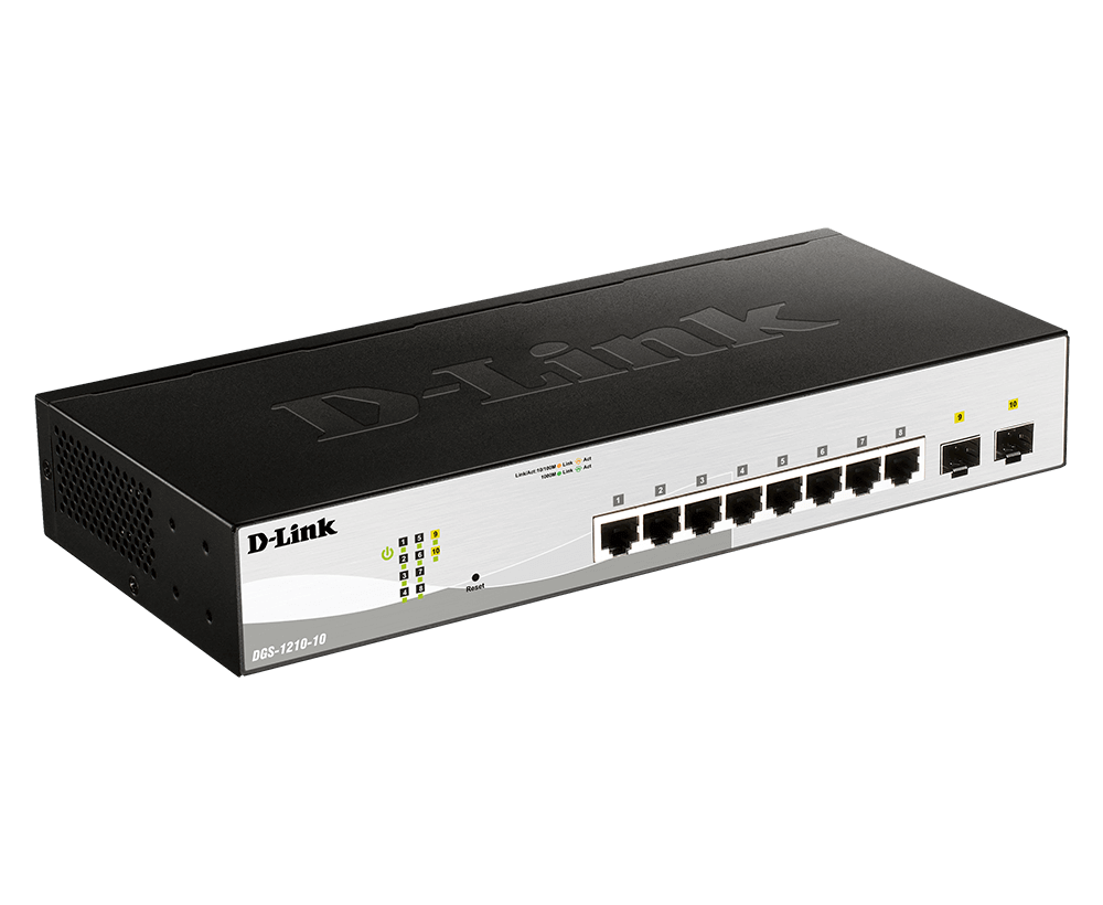 D-Link 10-Port Gigabit Smart Managed Switch