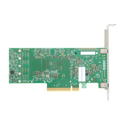 Broadcom HBA 9400-8i 8-Port Tri-Mode Storage Adapter supporting SAS, SATA, and NVMe