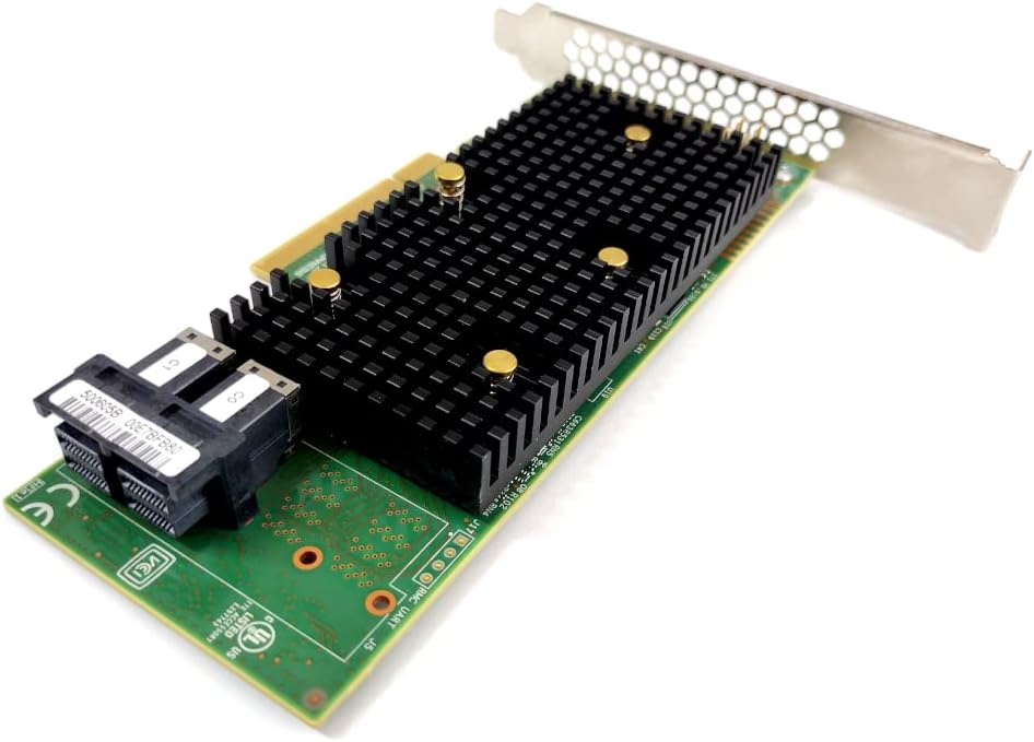 Broadcom HBA 9400-8i 8-Port Tri-Mode Storage Adapter supporting SAS, SATA, and NVMe