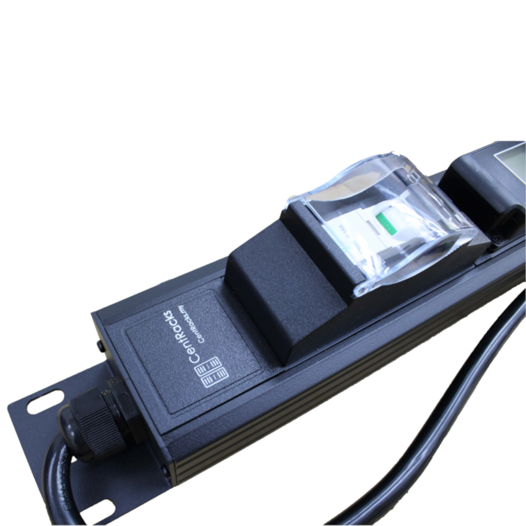 CentRacks 12 Gang 13A PDU with 16A DP MCB c/w AMP&VOLT Meter