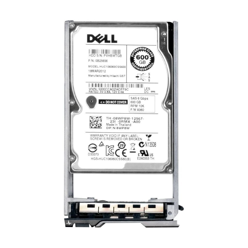 (010DR3) Dell 600GB SAS 12 Gb/s 10K 	2.5 inches 10000RPM HDD