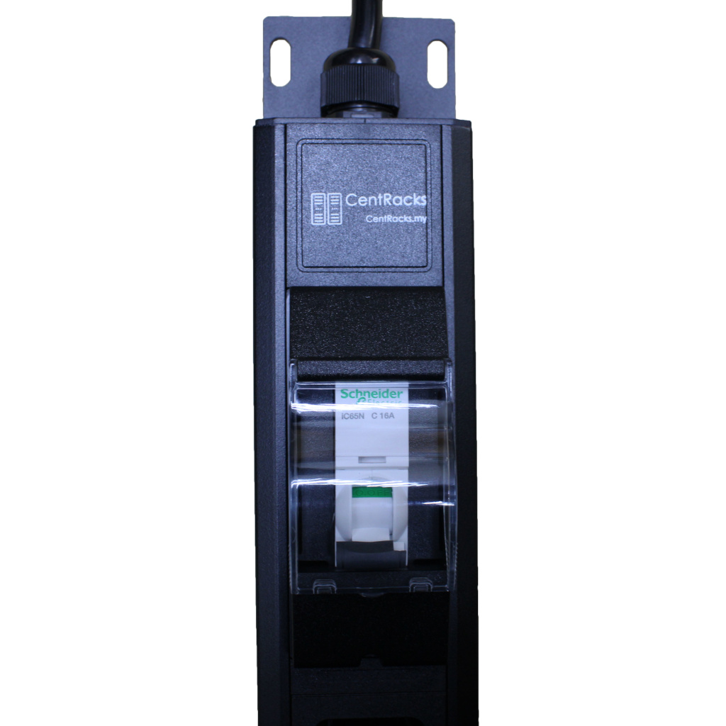 CentRacks 20 Gang 10A PDU with 16A DP MCB