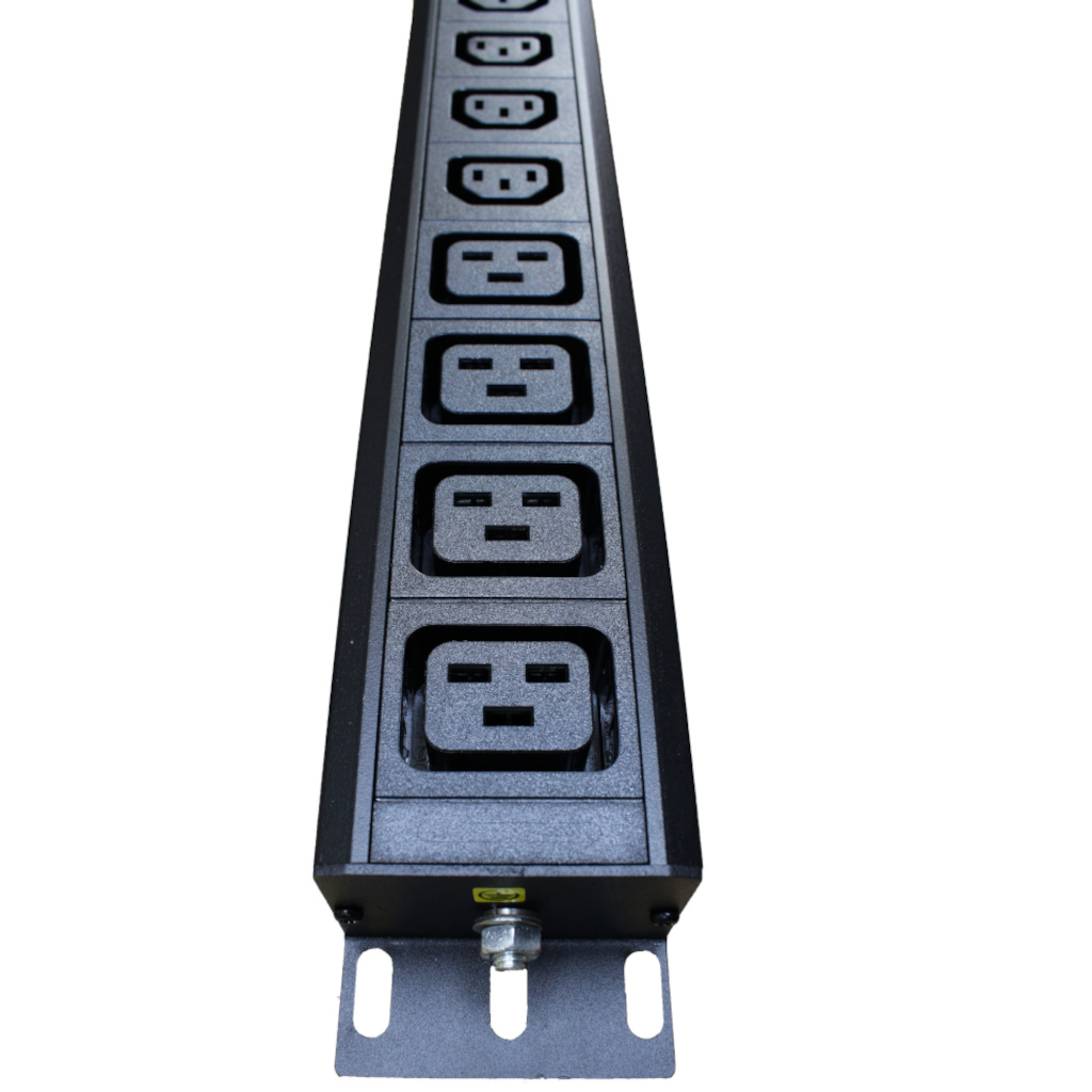CentRacks 20 Gang 10A PDU with 16A DP MCB c/w AMP&VOLT Meter