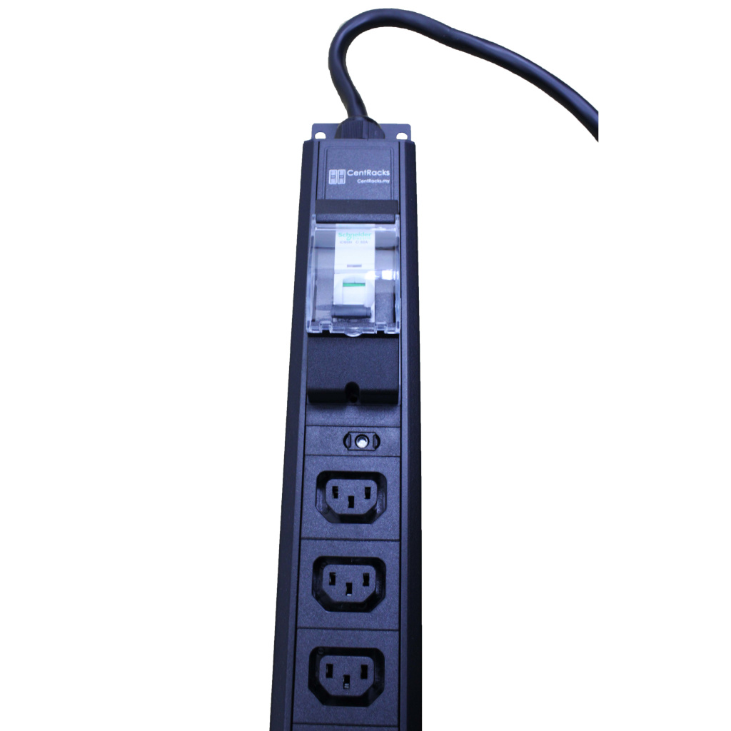 CentRacks 20 Gang 10A PDU with 32A DP MCB