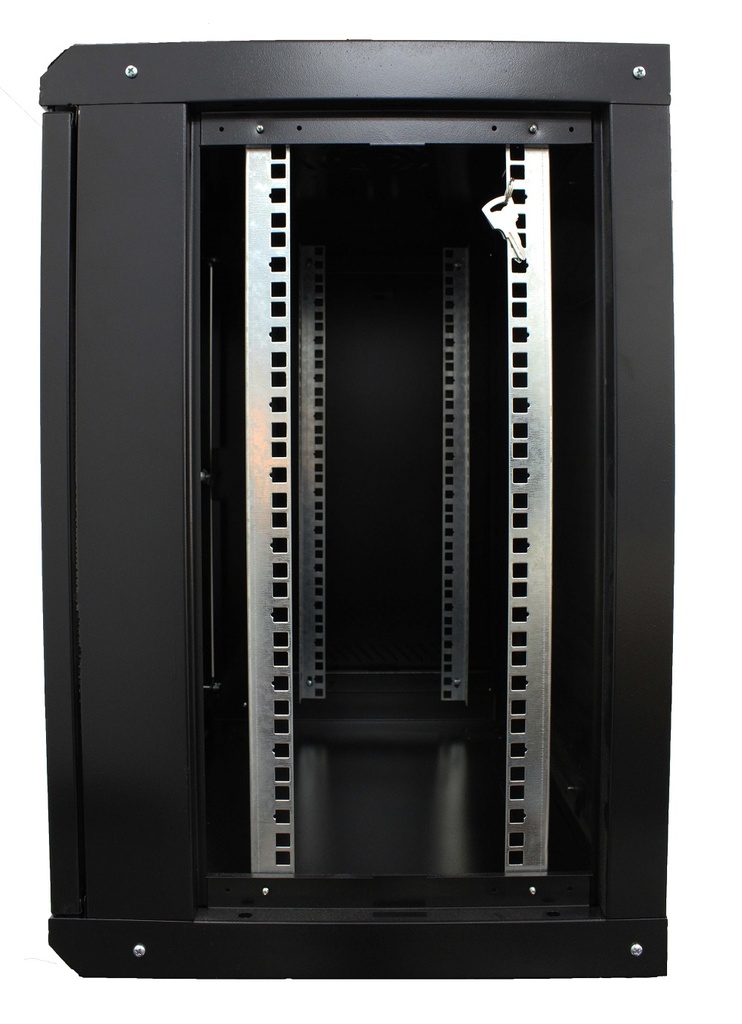 CentRacks 12U (40cm x 60cm x 53cm) Perforated Wall Mount Server Rack - Black