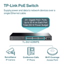 TP-Link 28-Port Gigabit Easy Smart PoE Switch with 24-Port PoE+