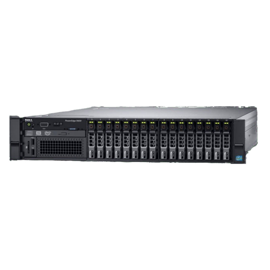 (Refurbished) Dell PowerEdge R830 Rack Server (4xE54610V4.128GB.2x480GB)