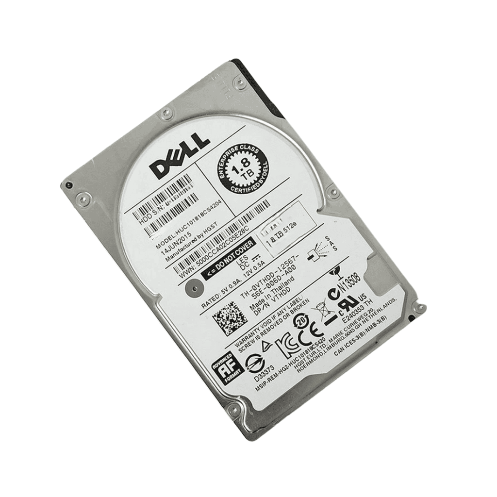 (400-AGMI) Dell 1.8TB SAS 6 Gb/s 	2.5 inches 10000RPM Server Harddisk