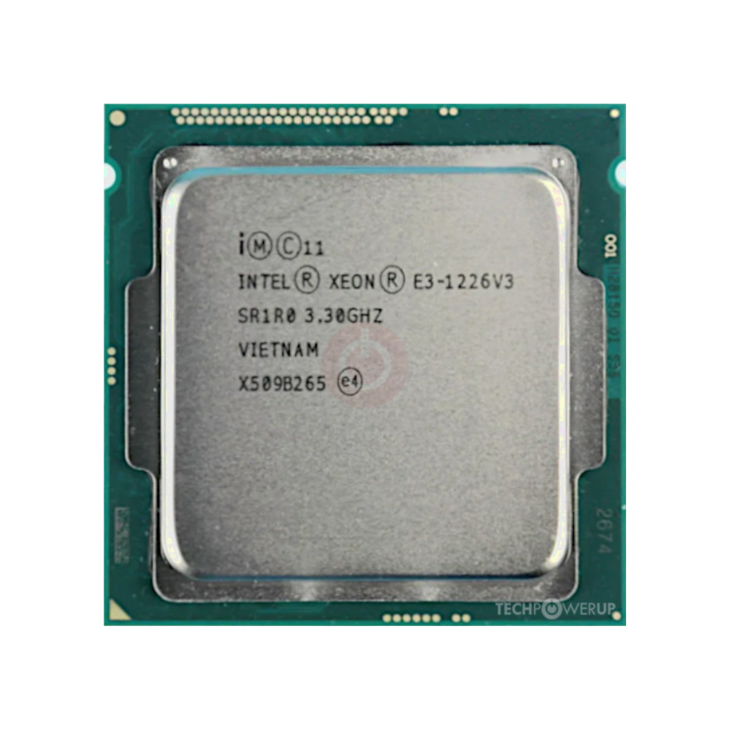 Intel Xeon  E3-1226v3@3.3Ghz/3.7Ghz(Turbo) 4C/4T @84 Watt