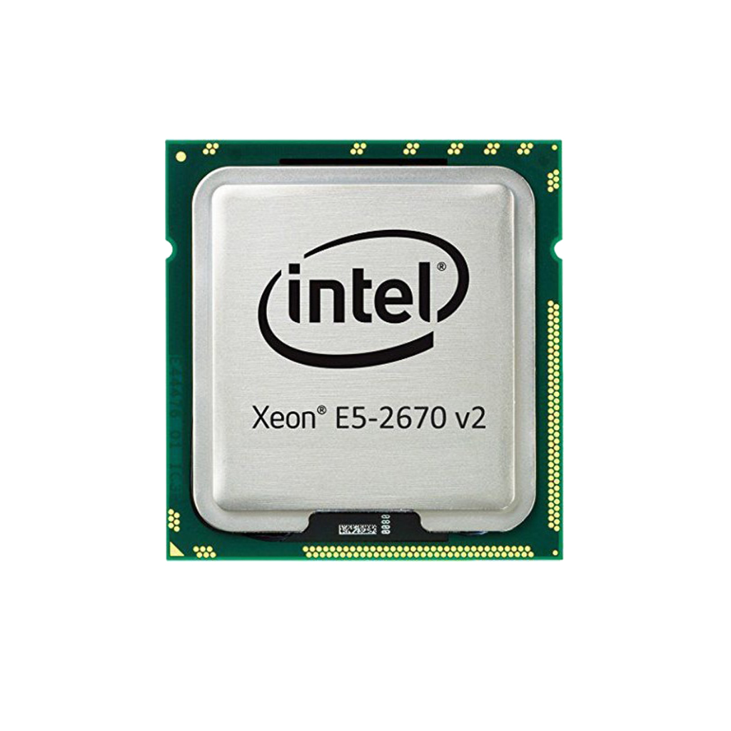 Intel Xeon  E5-2670v2@2.5Ghz/3.3Ghz(Turbo) 10C/20T @115 Watt