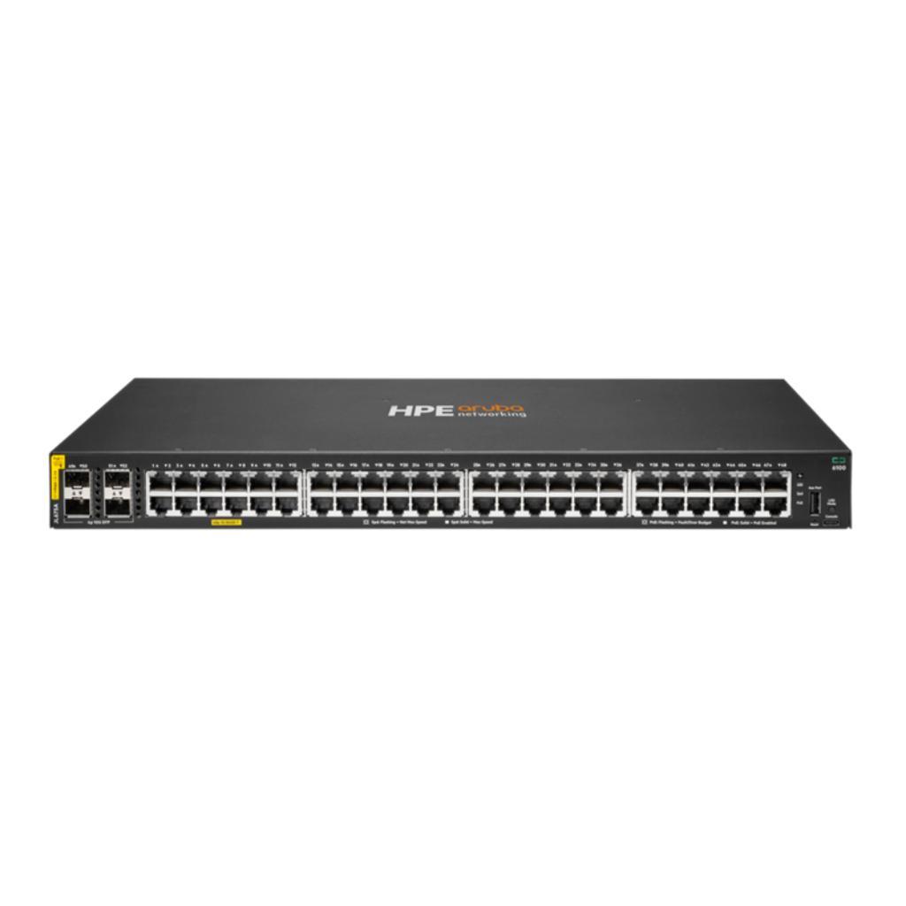 HPE Aruba 6100 48G Class4 PoE 4SFP+ 370W Switch
