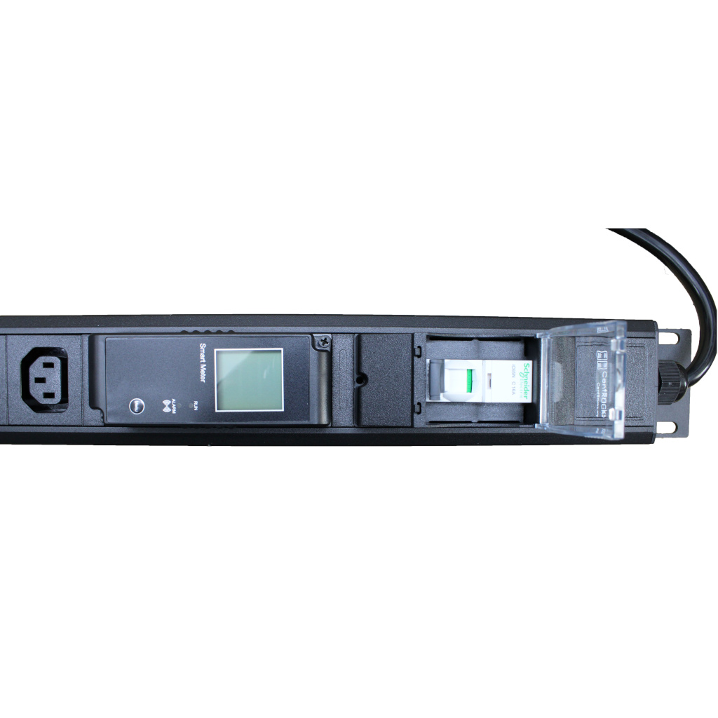 CentRacks 20 Gang 10A PDU with 16A DP MCB c/w AMP&VOLT Meter