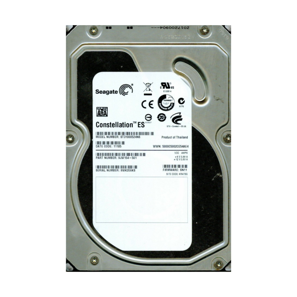 (Refurbished) Seagate 1TB 7.2K RPM SATA 3.0Gbps 3.5" Hard Drive