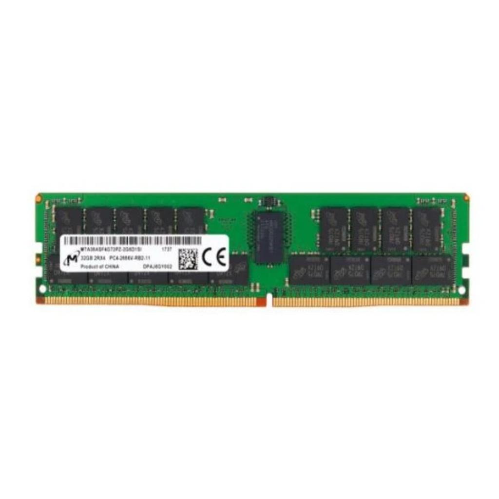 Micron 32GB DDR4-2666 RDIMM PC4-2666V-RB2 Dual Rank x4 Module