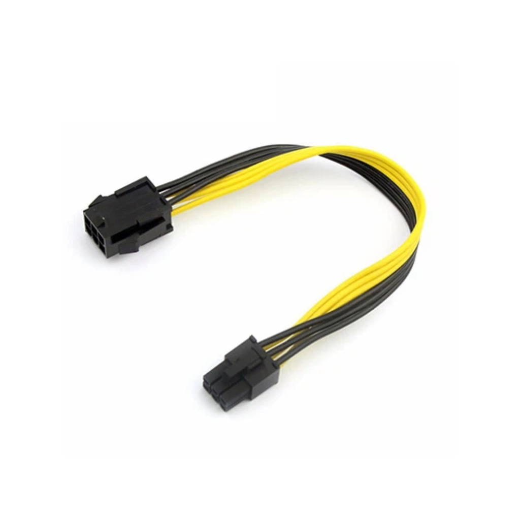 6pin Female to 6 pin Male PCIE Power Extension Cable Graphic Card PC