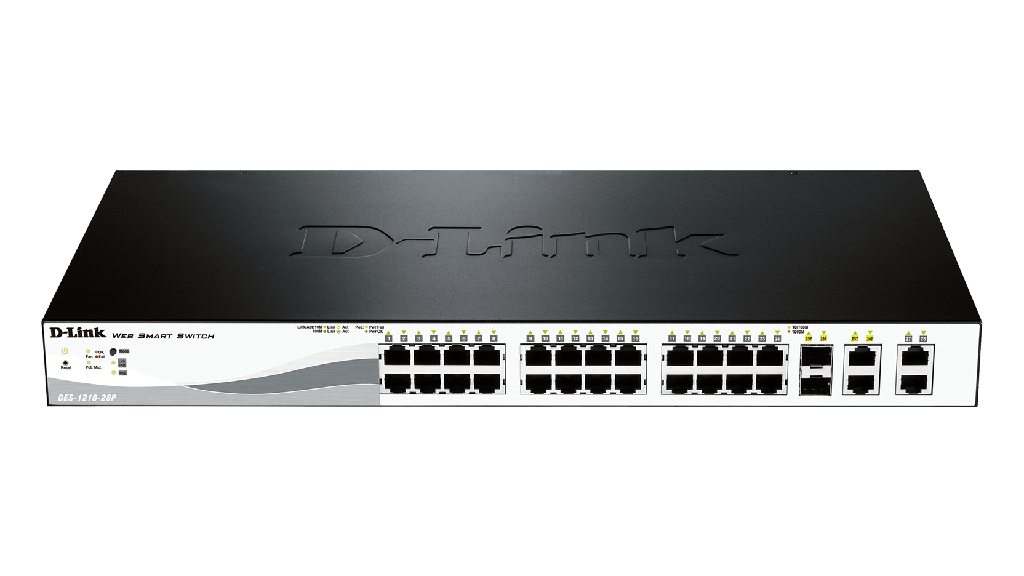 D-Link 24-Port Web Smart Fast Ethernet POE Switch