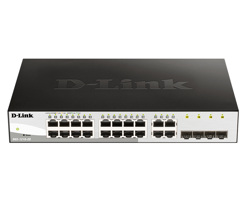 D-Link 20-Port Gigabit Smart Managed Switch