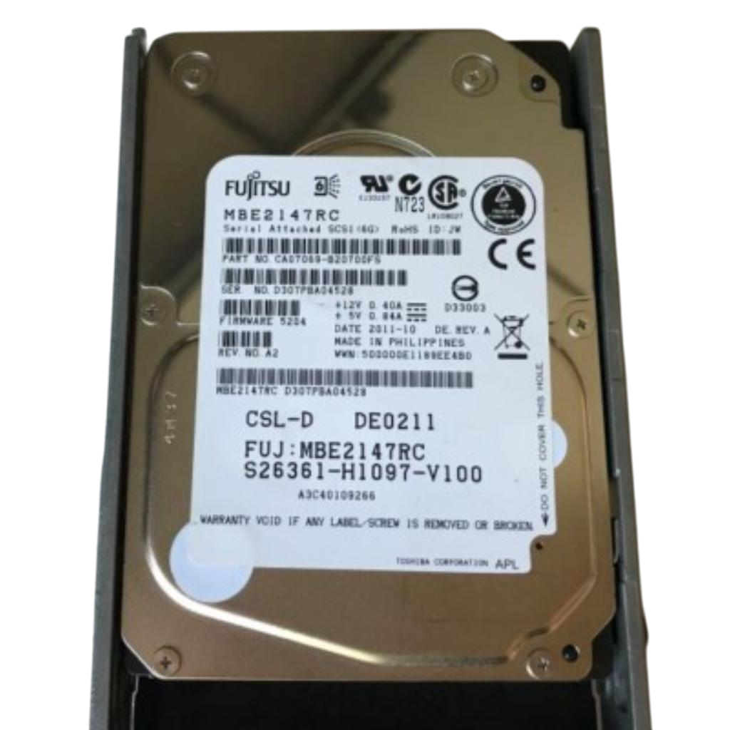 Fujitsu 146GB 15K RPM 16MB Cache 6.0Gbps SAS 2.5" Hard Drive
