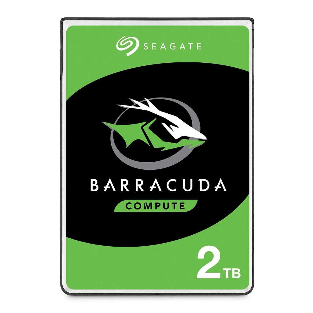 Seagate BarraCuda 2TB Internal Hard Drive HDD – 2.5 Inch SATA 6 Gb/s 5400 RPM 128MB Cache Laptop Hard Drive