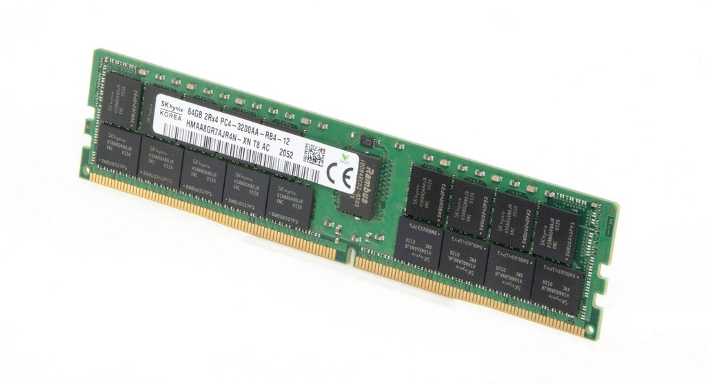HMAA8GR7AJR4N-XN - SK Hynix 1x 64GB DDR4-3200 RDIMM PC4-25600R Dual Rank x4 Module