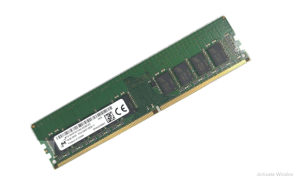 Micron 4GB 1Rx8 PC4-2400T ECC UnBuffered RAM