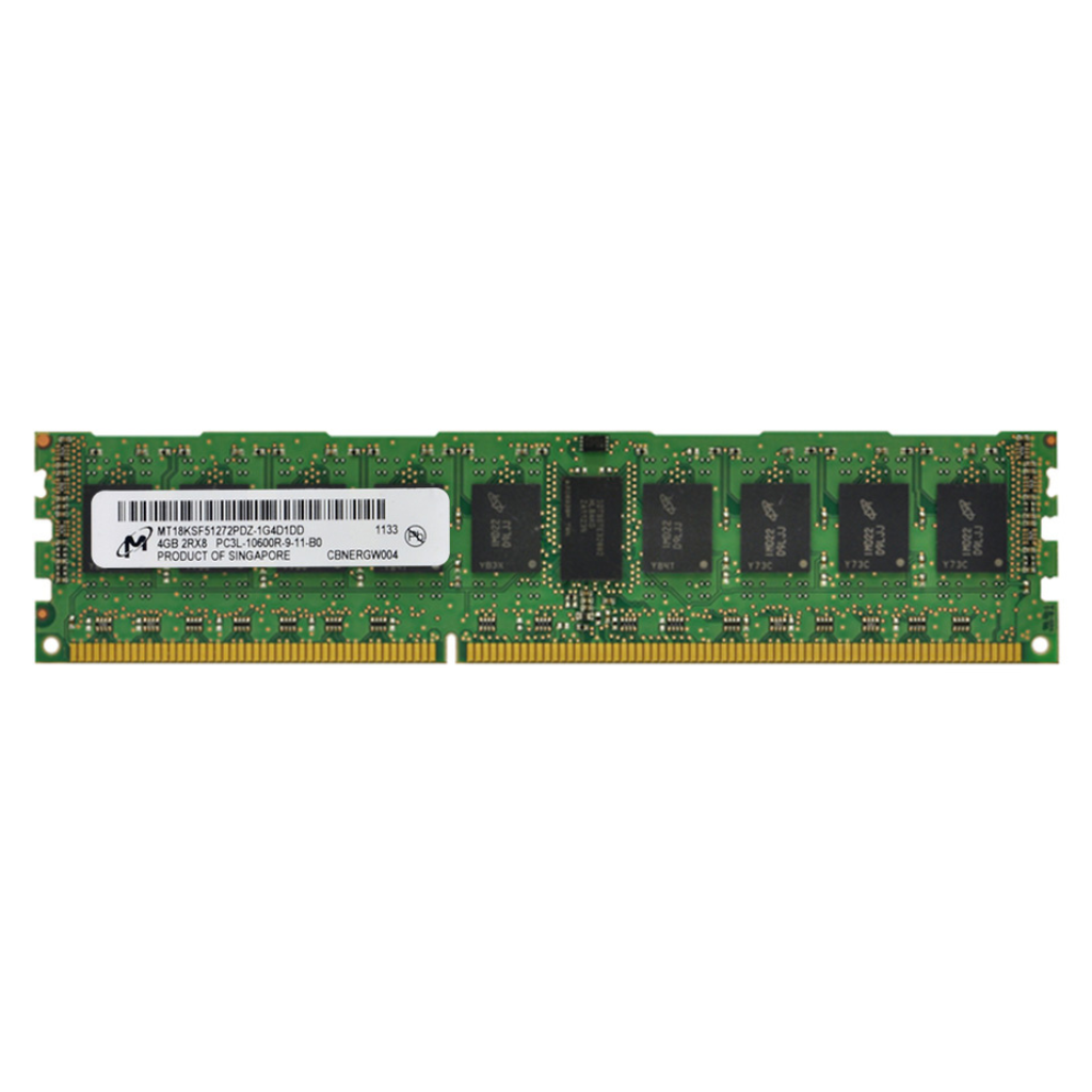 Micron 4GB PC3-10600R DDR3-1333MHz ECC Registered w/ Parity CL9 240-Pin DIMM