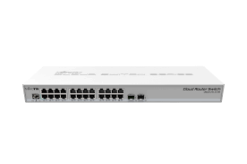 Mikrotik 24-port GigE + 2x SFP+ Cloud Router Switch