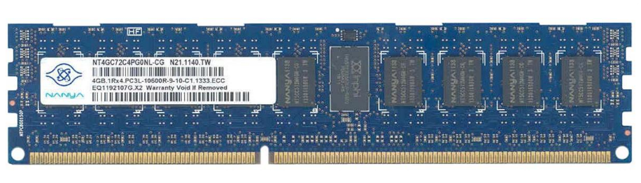 Nanya 4GB PC3-10600R DDR3-1333MHz ECC Registered CL9 240-Pin DIMM