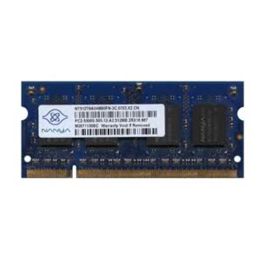 Nanya 512MB 2Rx16 DDR2 RAM PC2-5300S 200-Pin SODIMM Laptop Memory