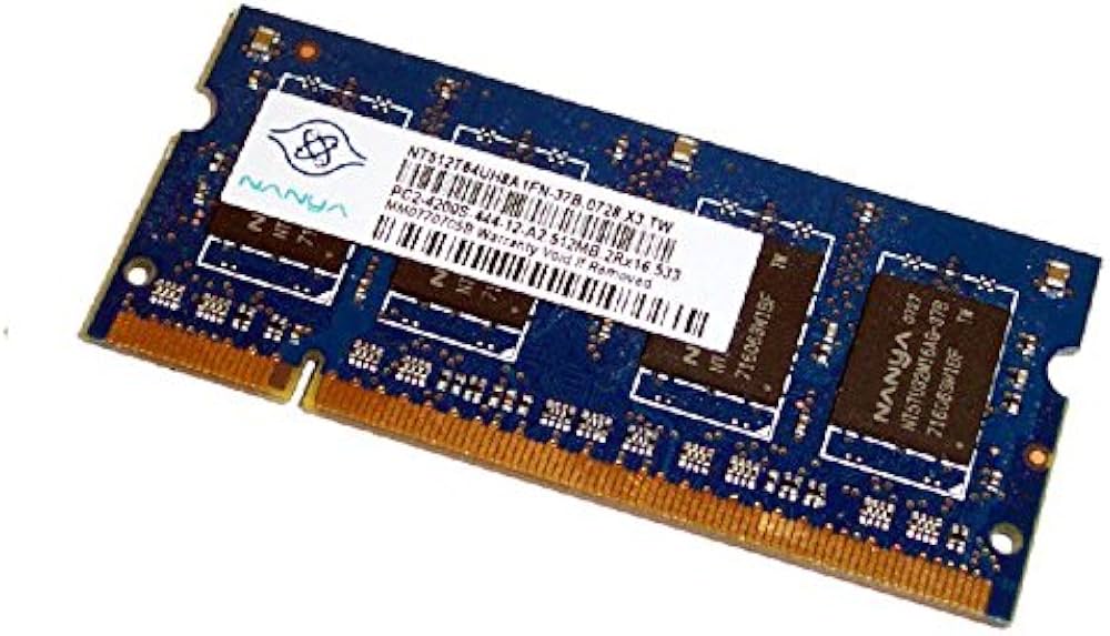 Nanya 512MB 2Rx16 PC2-5300s DDR2 667MHZ SODIMM Laptop Memory