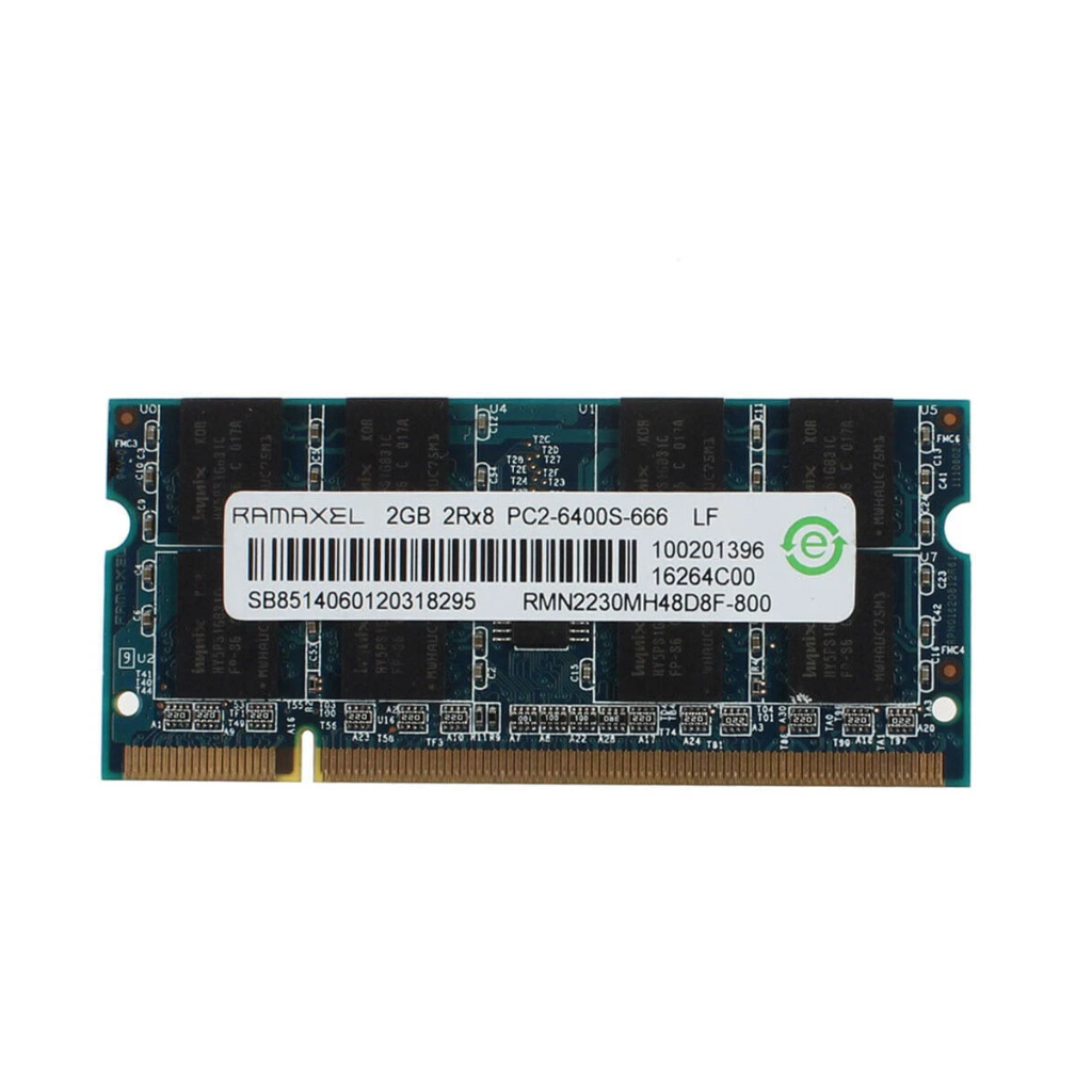 Ramaxel 2GB, 800MHz, DDR2-800 PC2-6400, 200p SODIMM, 1.8v