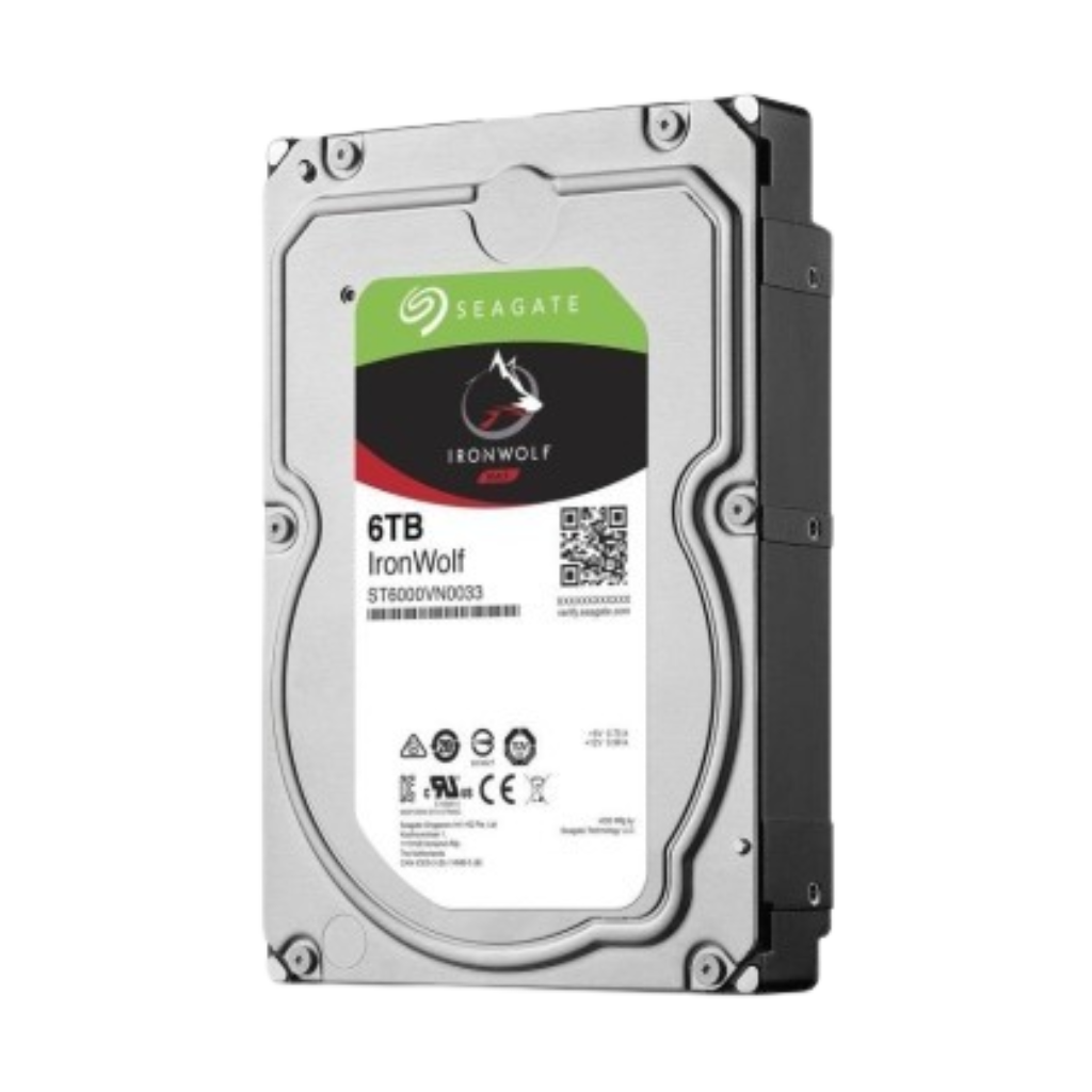 SEAGATE IRONWOLF PRO 6TB 3.5" SATA 7200RPM 256MB