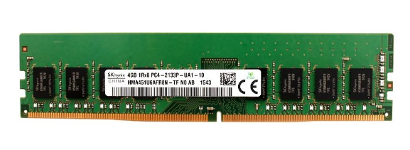 SK Hynix 1x 4GB DDR4-2133 UDIMM PC4-17000P-U Single Rank x8 Module