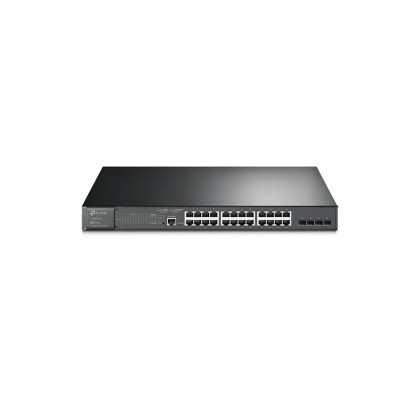 TP-Link JetStream 28-Port Gigabit L2+ Managed Switch with 24-Port PoE+