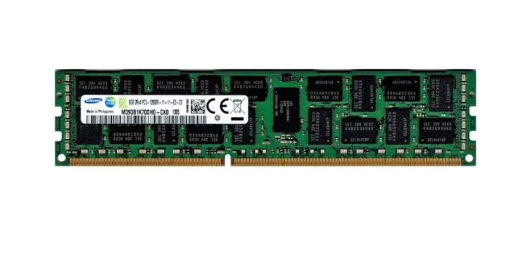 Samsung 8GB 2Rx4 PC3-12800R DDR3-1600 RDIMM Dual Rank x4 Module