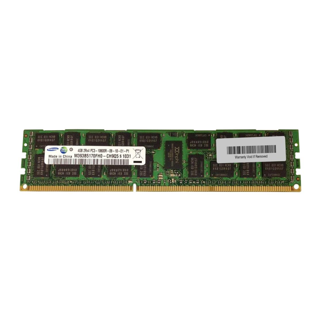 Samsung 4GB PC3-10600R DDR3-1333MHz ECC Registered CL9 240-Pin DIMM